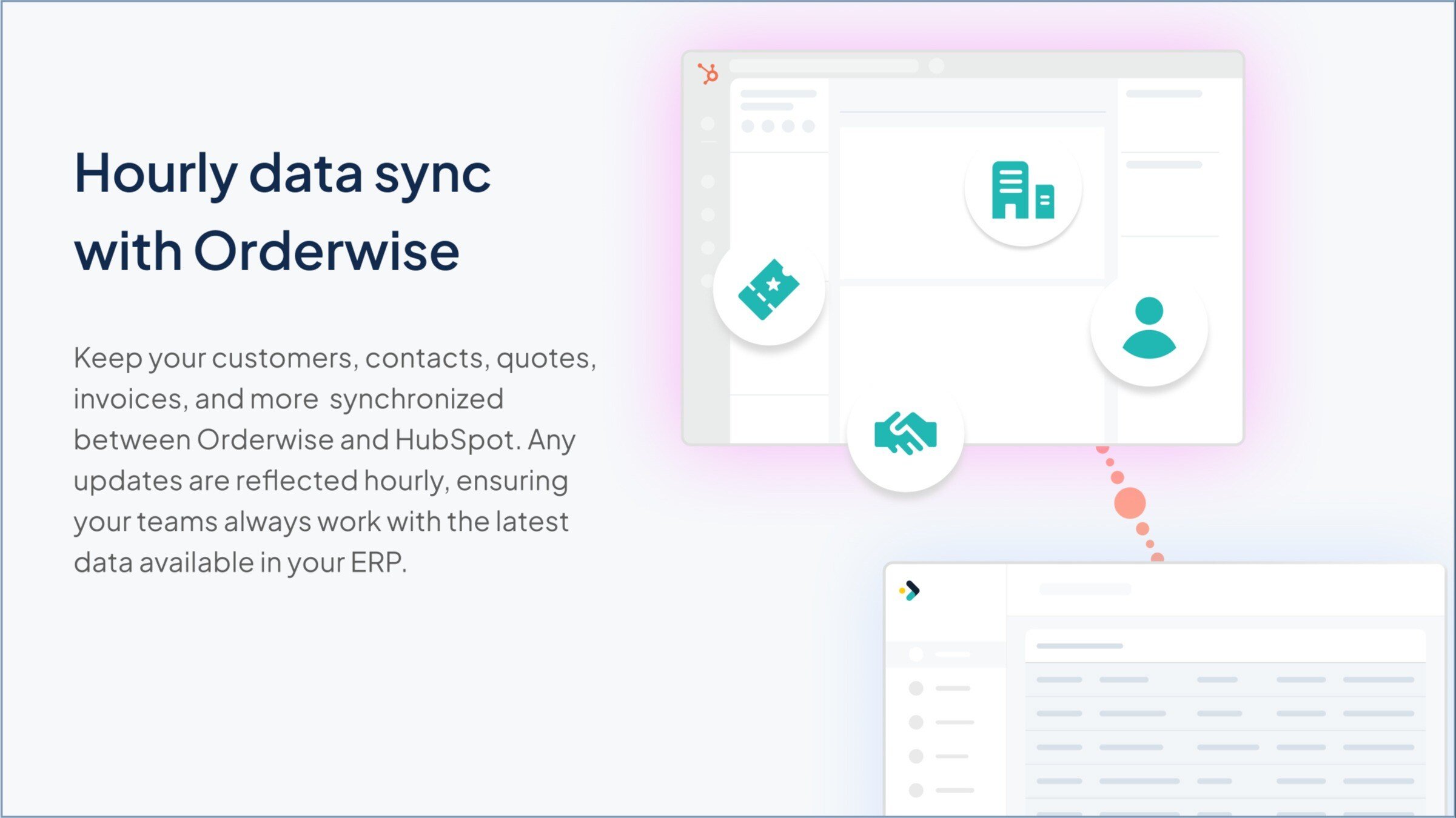 Keep Orderwise and HubSpot synced across multiple objects.